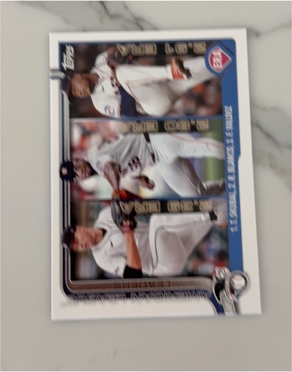 2021 Topps #LOP-1 Jose Abreu, Lucas Giolito, Reynaldo Lopez — front