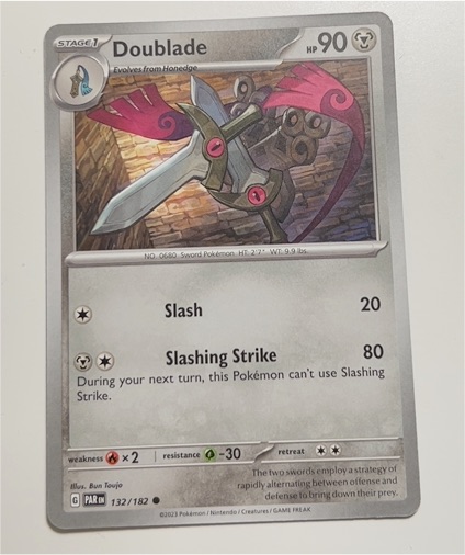 2023 Pokémon Galar Partners #132 Doublade — front