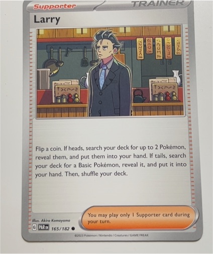 2023 Pokémon #165 Larry — front