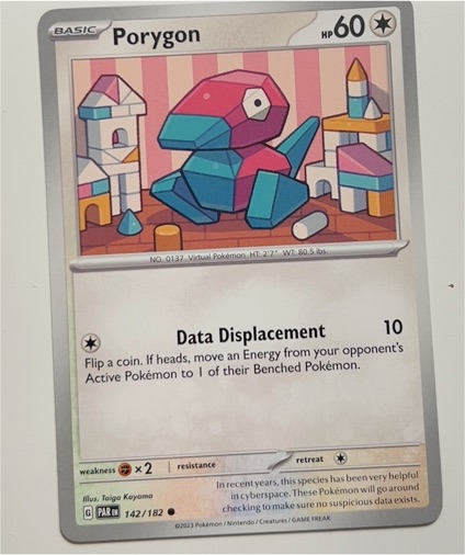 2023 Pokémon #142 Porygon — front