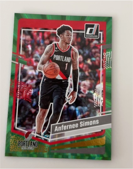 2022 Donruss #116 Anfernee Simons — front