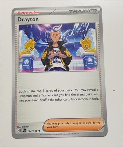 2024 Pokémon S8b #174 Drayton — front