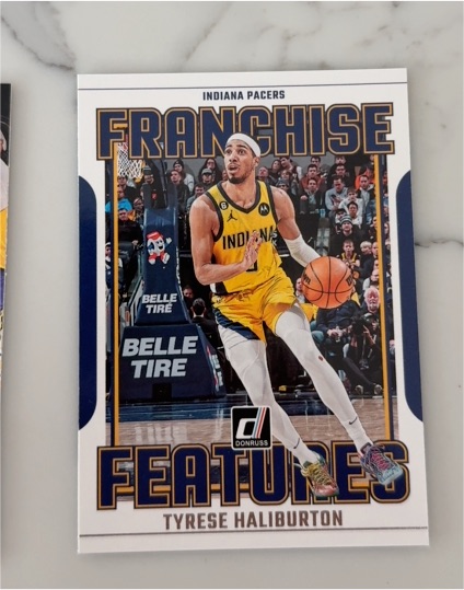 2022 Donruss Franchise Features Tyrese Haliburton — front