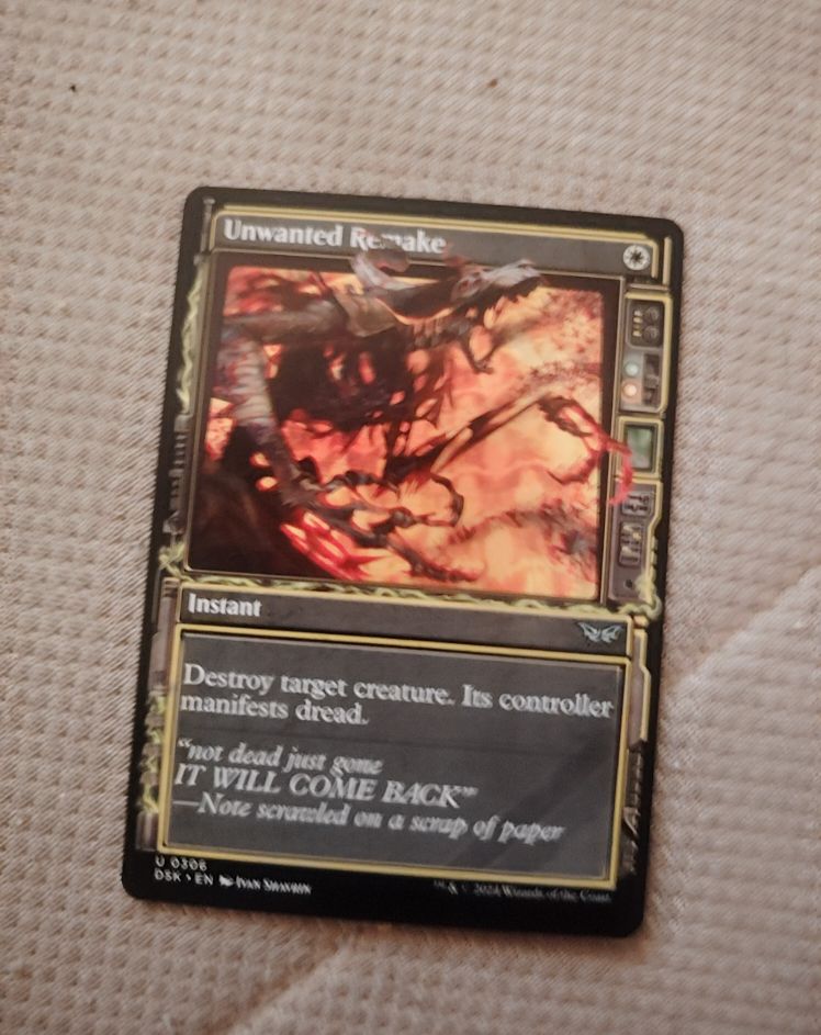 2024 Magic: The Gathering #0306 Unwanted Renake — front