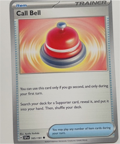 2024 Pokémon #165 Call Bell — front