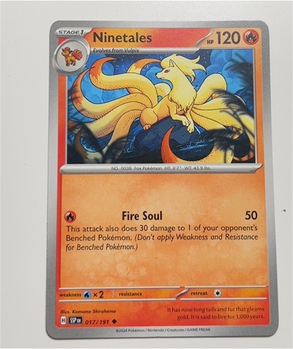 2024 Pokémon S8P #017 Ninetales — front