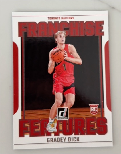 2022 Donruss Franchise Features Gradey Dick — front