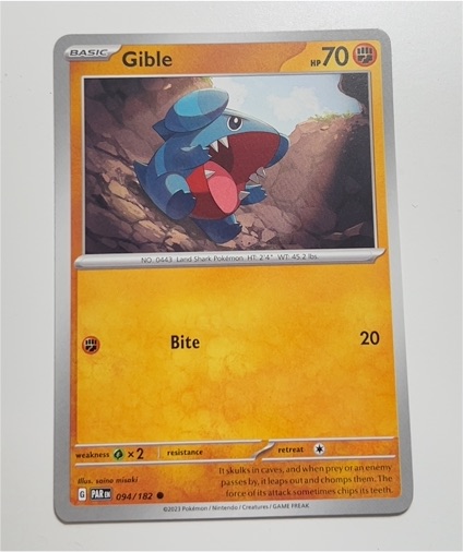 2023 Pokémon #094 Gible — front