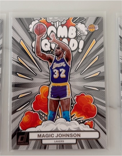 2022 Donruss Bomb Land! #Magic Johnson — front