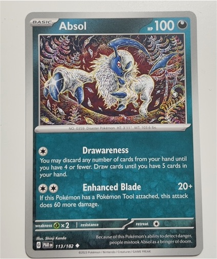 2023 Pokémon Galar Partners #113 Absol — front