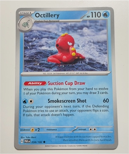 2023 Pokémon Scarlet & Violet Paldea Evolved #034 Octillery — front