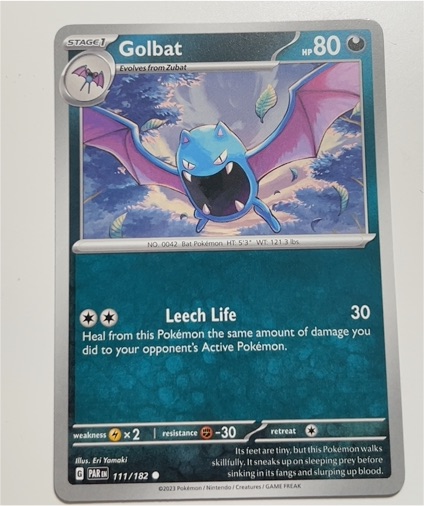 2023 Pokémon #111 Golbat — front