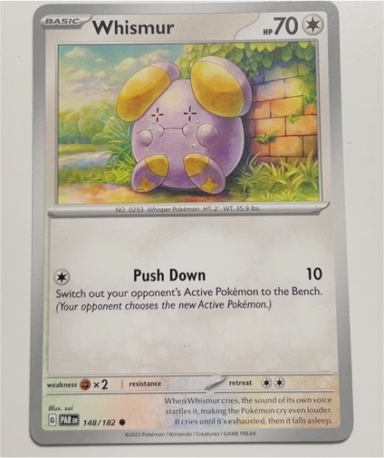 2023 Pokémon #148 Whismur — front