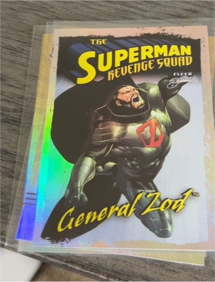 Fleer 1990 The Superman Revenge Squad General Zod — front