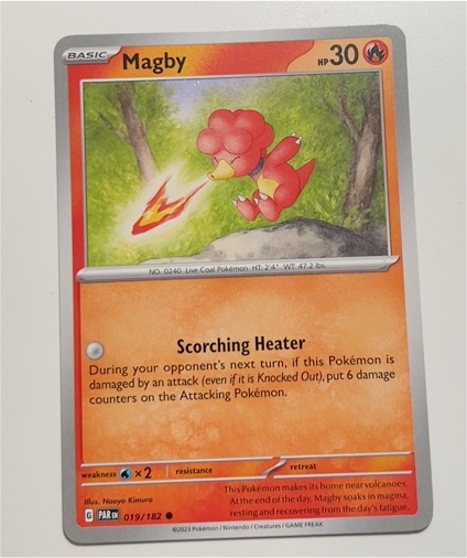 2023 Pokémon Scarlet & Violet #019 Magby — front