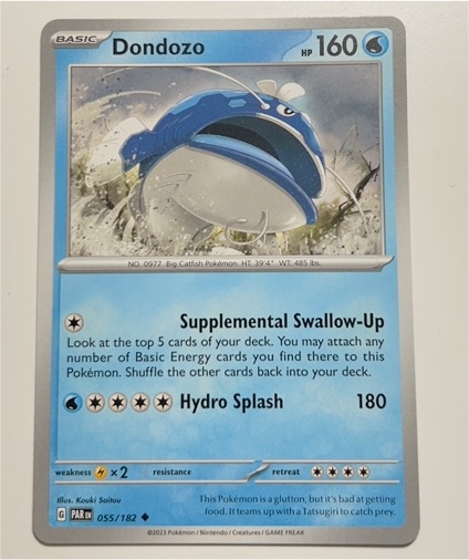 2023 Pokémon Scarlet & Violet #055 Dondozo — front