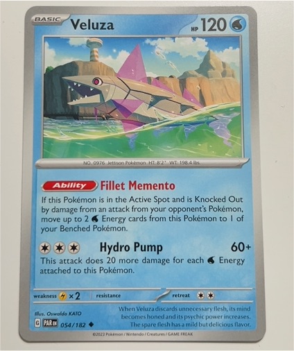 2023 Pokémon #054 Veluza — front