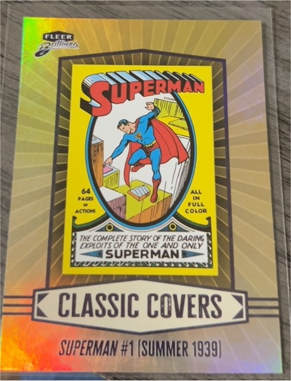 1939 Fleer Brilliants Classic Covers Superman #1 (Summer 1939) — front
