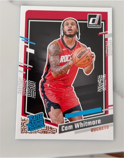 2023 Donruss Rated Rookie Cam Whitmore — front