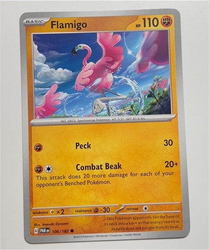 2023 Pokémon Scarlet & Violet #106 Flamigo — front