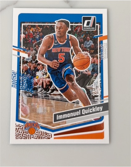 2020 Donruss #5 Immanuel Quickley — front