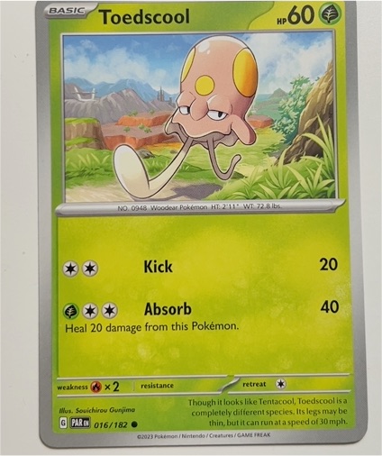 2023 Pokémon #016 Toedscool — front