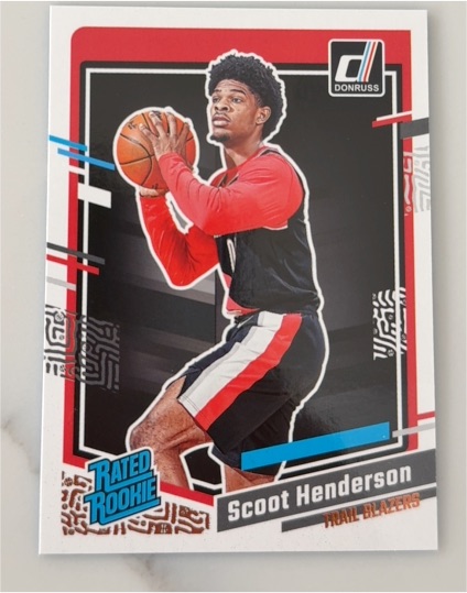 2023 Donruss Rated Rookie Scoot Henderson — front