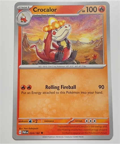 2023 Pokémon Scarlet & Violet #024 Crocalor — front