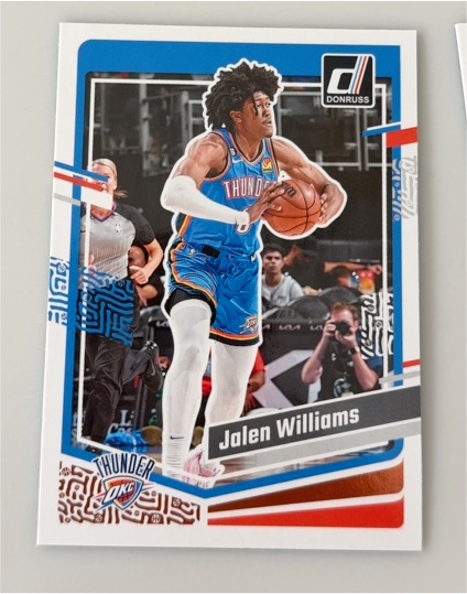 2022 Donruss #243 Jalen Williams — front