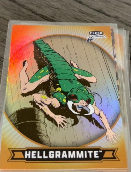 1992 Fleer Brilliants Hellgrammite — front
