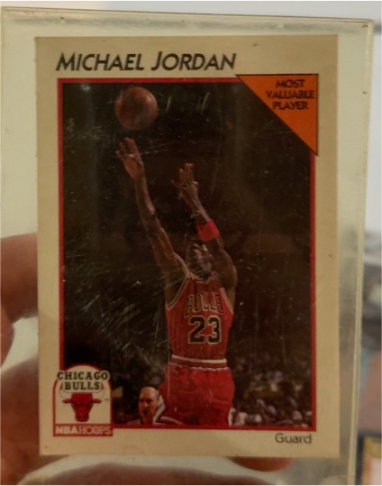 1989 NBA Hoops #23 Michael Jordan — front
