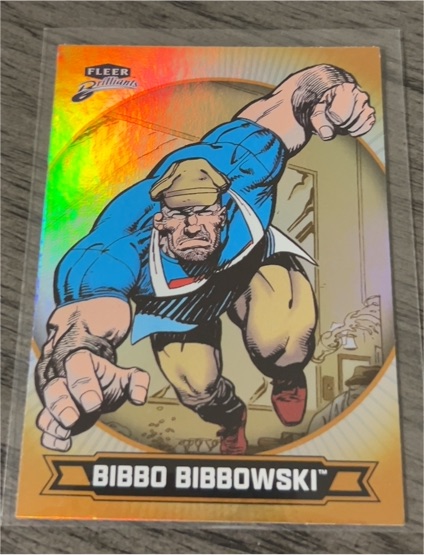 1994 Fleer Brilliants Bibbo Bibbowski — front