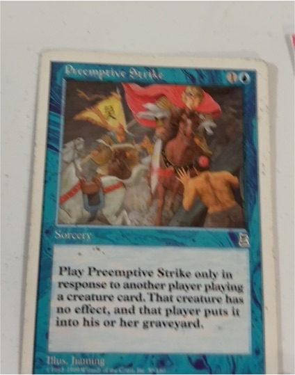 1994 Magic: The Gathering Preemptive Strike — front