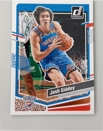 2022 Donruss #6 Josh Giddey — front