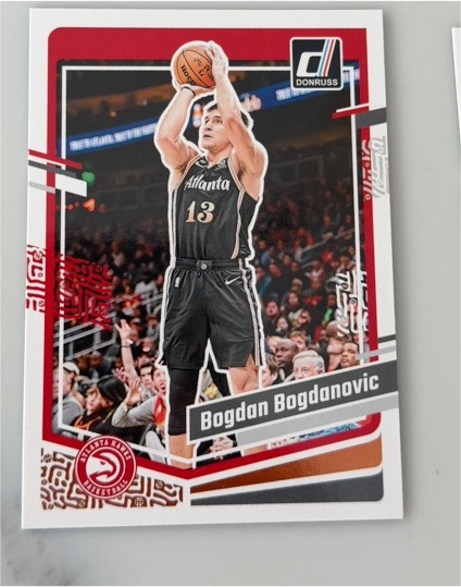 2022 Donruss #13 Bogdan Bogdanovic — front