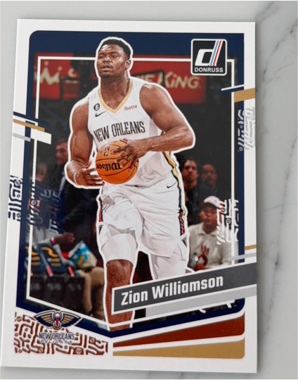 2020 Donruss #216 Zion Williamson — front