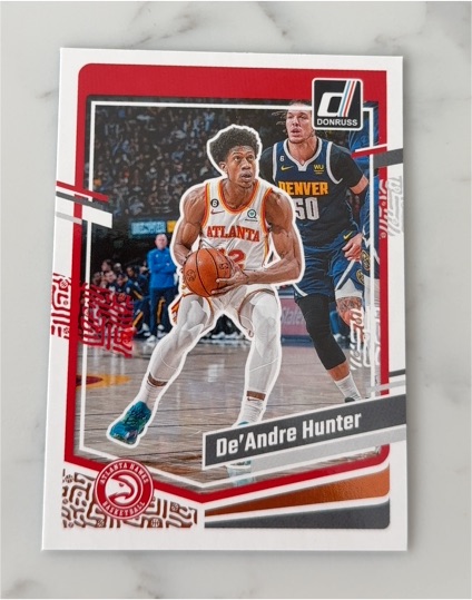2021 Donruss #198 De'Andre Hunter — front