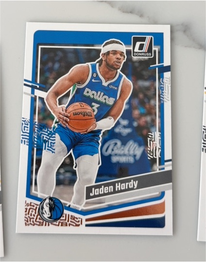 2022 Donruss #7 Jaden Hardy — front