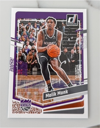 2022 Donruss #6 Malik Monk — front