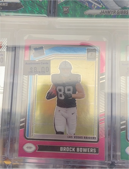 2023 Donruss Optic #99 Brock Bowers — front