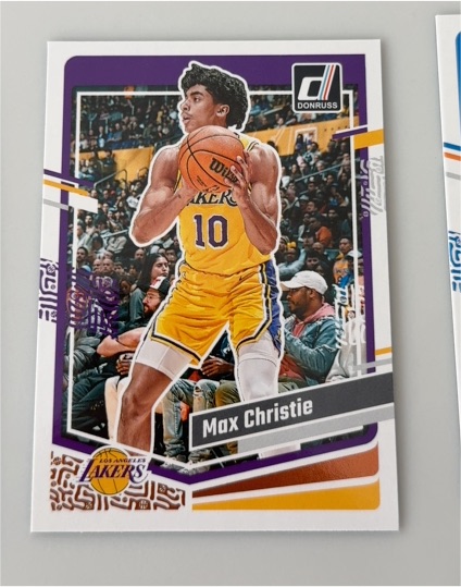 2022 Donruss #10 Max Christie — front