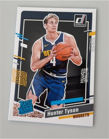 2022 Donruss #4 Hunter Tyson — front