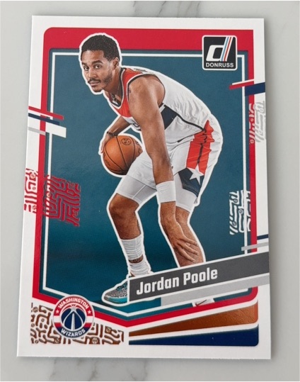 2023 Donruss Jordan Poole — front