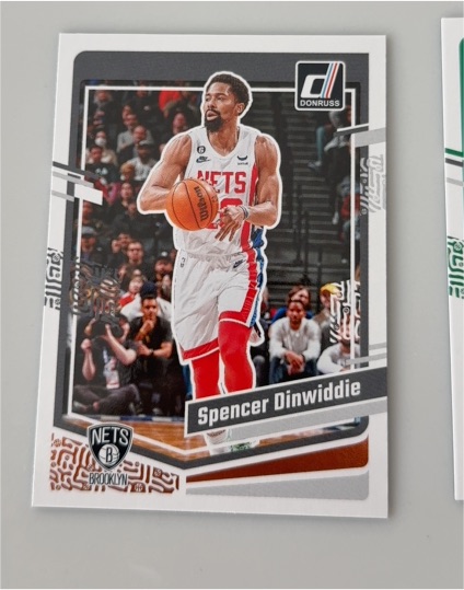 2020 Donruss #215 Spencer Dinwiddie — front