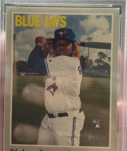 2023 Topps Heritage Toronto Blue Jays Rookie Card — front