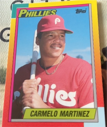 1990 Topps #123 Carmelo Martinez — front