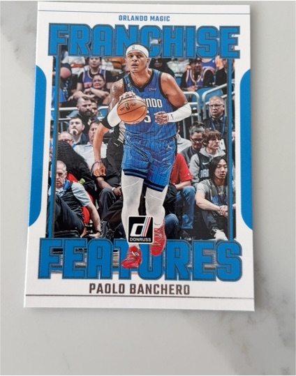 2022 Donruss Franchise Features Paolo Banchero — front