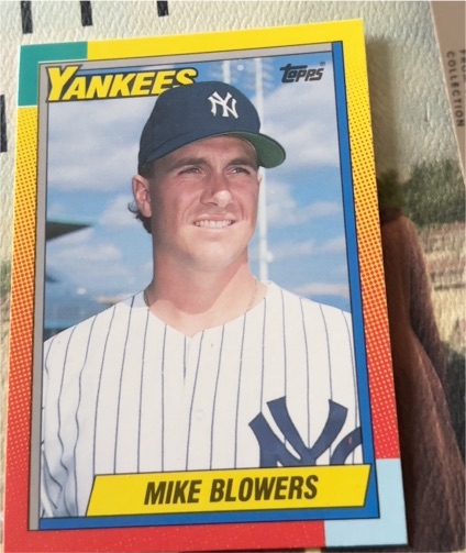 1990 Topps #350 Mike Blowers — front