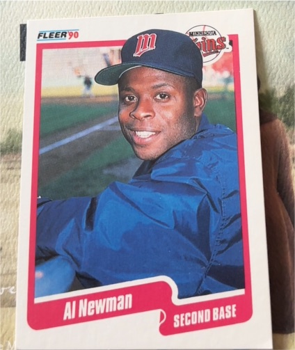 1990 Fleer Al Newman — front