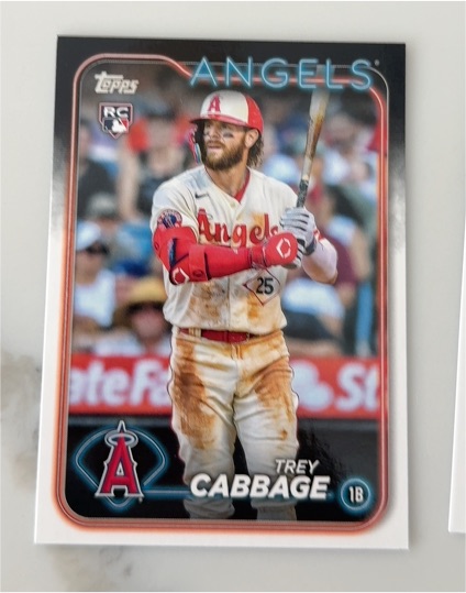2023 Topps #25 Trey Cabbage — front